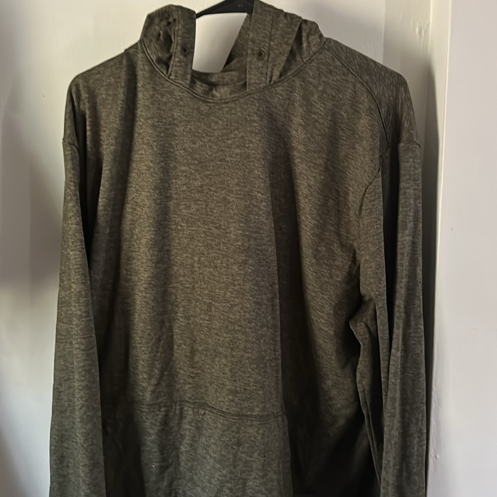 Express Men's Forest Green Hoodie